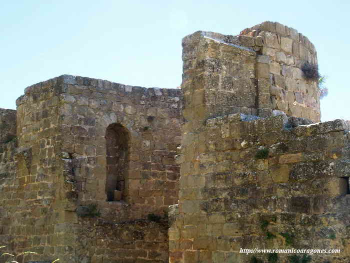 DETALLE DEL RESTO DE VANO EN EL CUBO DE MURALLA AL ESTE DE LA PUERTA DE LOS REYES